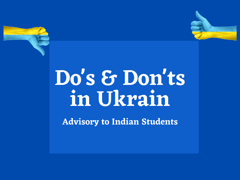 Guidelines For Indians In Ukraine