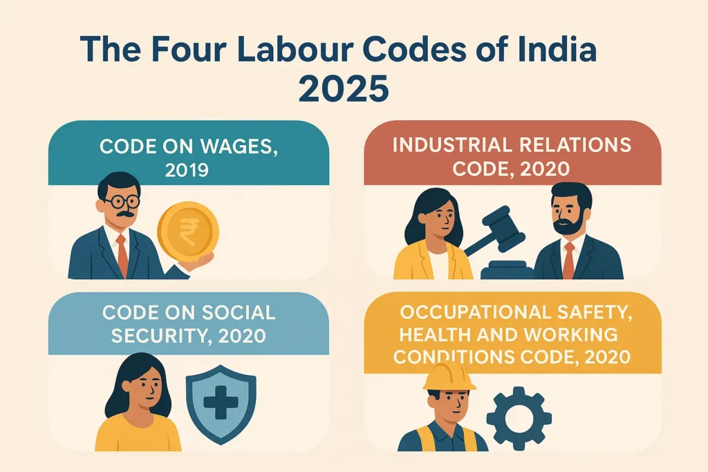 the Four Labour Codes of India 2025